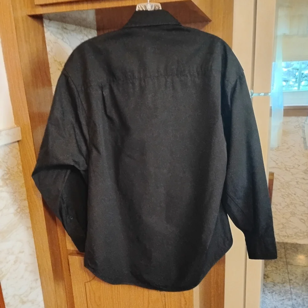 Balenciaga Men's Logo Button Down Long Sleeve OverShirt, Made in Italy, Size 40 - Picture 4 of 12